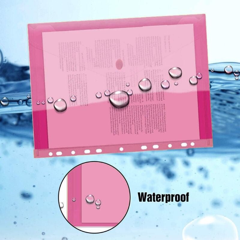 20 db - os Átlátszó Műanyag Mappa Készlet - Patentos, Befűzhető, Válogatott Színekben - BShopyA4 mappadokumentum tárolóirodai kellékX0018LV237_2