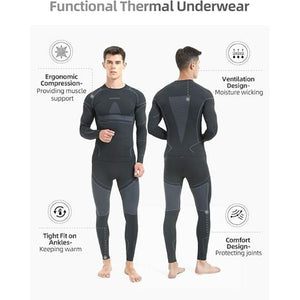 A NOOYME Gyerek Thermo Ruha, Alsó és Felső Szett - Fekete (140 - 145 cm) - BShopy