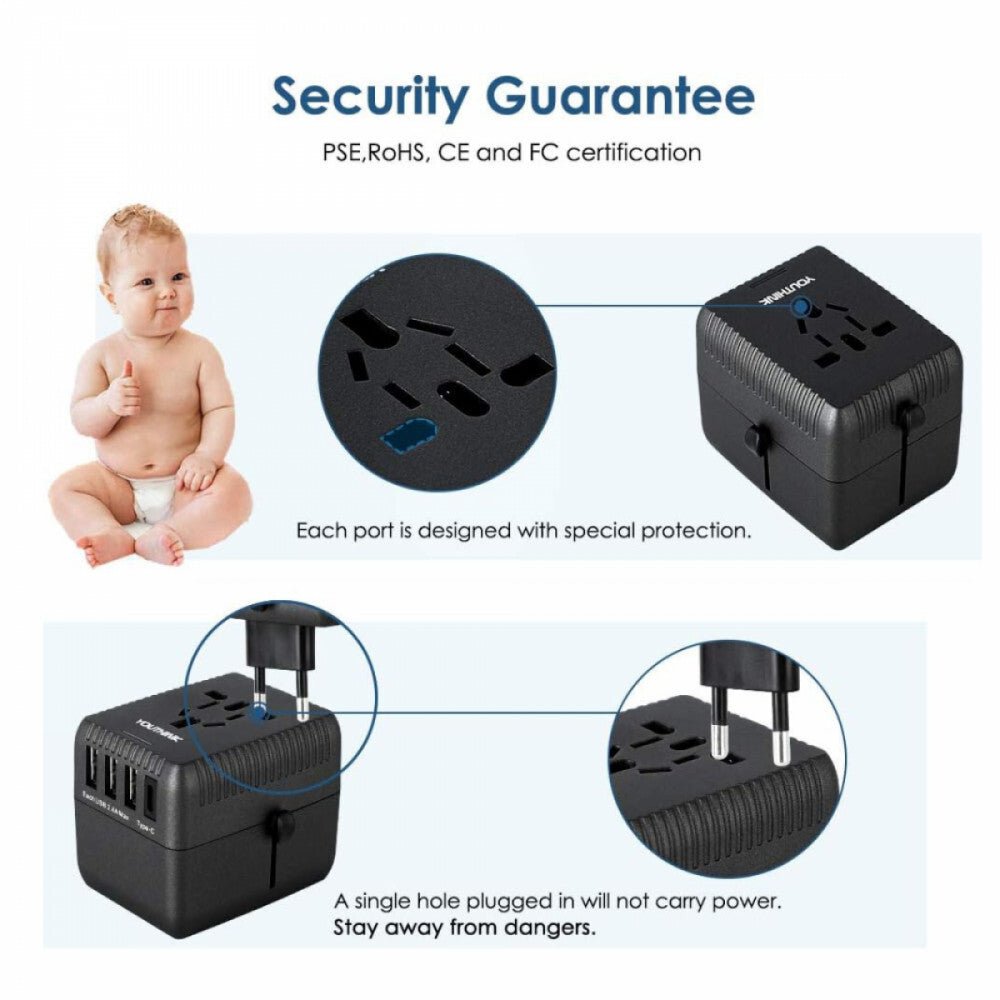 Amoner Hálózati Adapter 3 USB+C - BShopy3 portos gyors töltőAmoner USB - C töltőhálózati adapter 3 USB - CX0012IEZWV_2