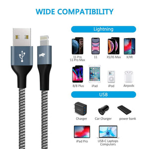 Amoner iPhone Gyorstöltő Kábel 1,8m - BShopy