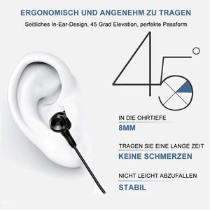 Amoner ME - 19 Vezetékes Fülhallgató Mikrofonnal - 3,5 mm Jack, Fekete - BShopy