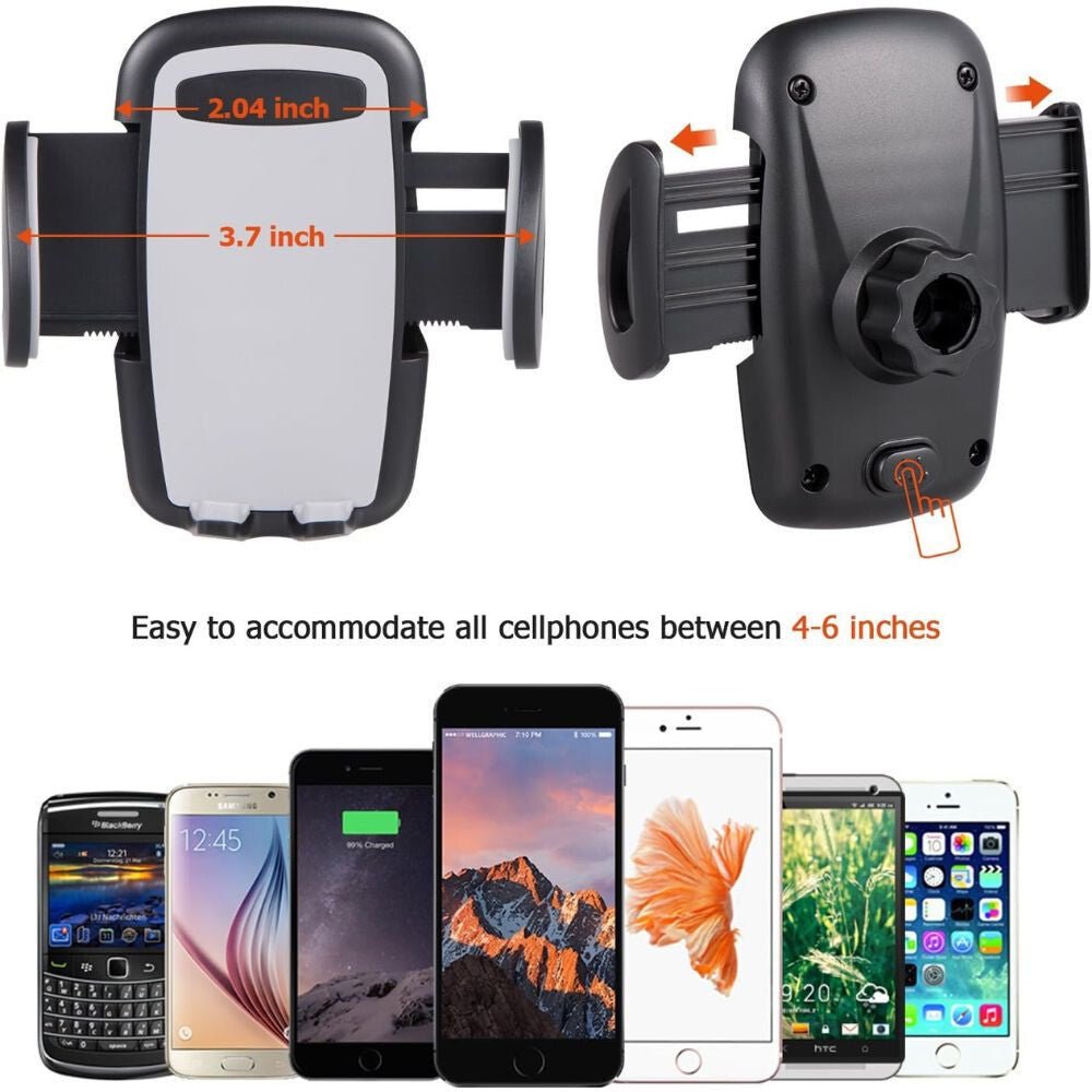 Amoner Mobiltelefon Tartó – Állítható, Univerzális Telefon Konzol Autóba - BShopy