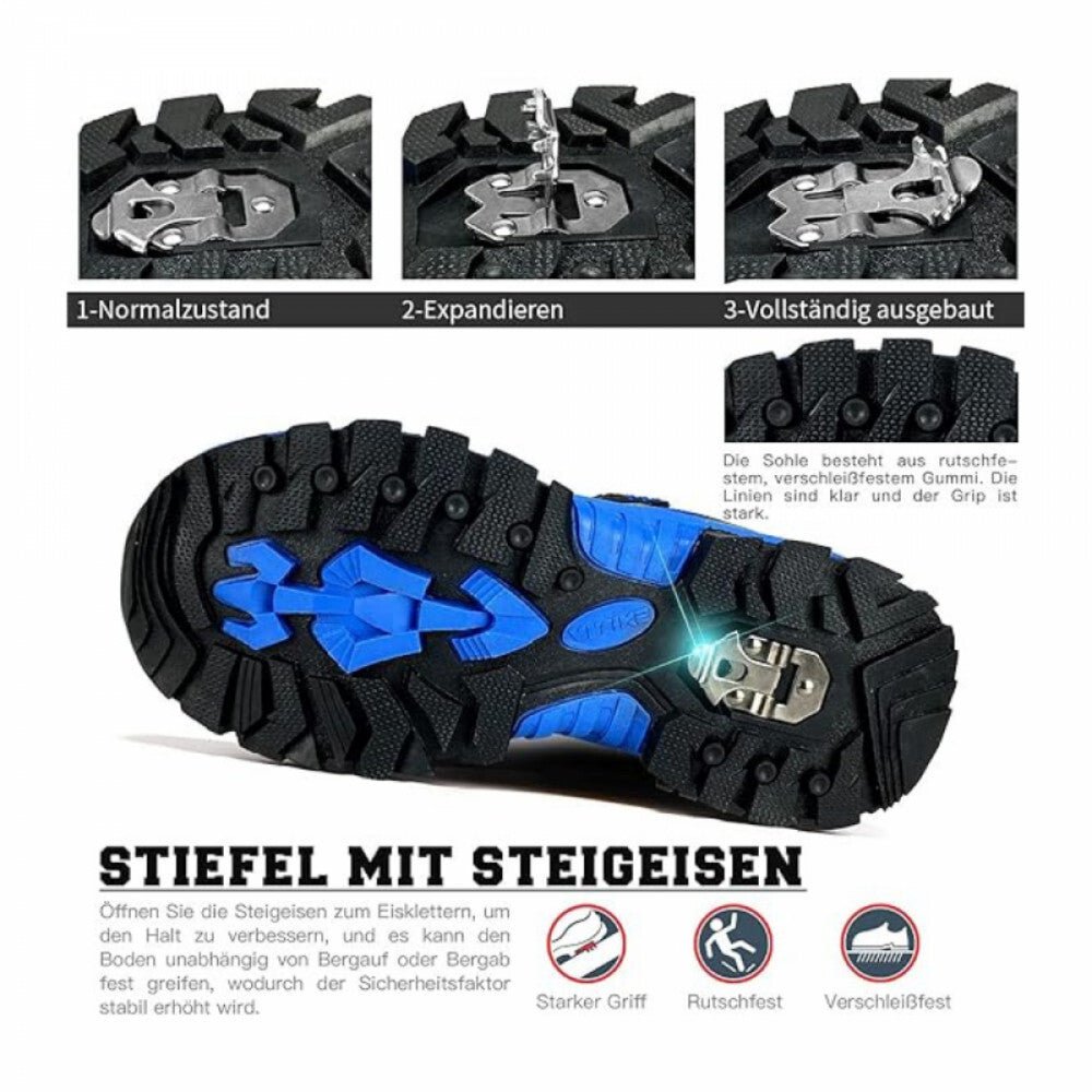 ASHION Gyerek Téli Cipő 32 - es - Sötétkék - Fekete Meleg Csúszásgátló Lábbeli - BShopy32 - es gyerekcipőASHION gyerek cipőcipő iskolábaX001F7D417_4