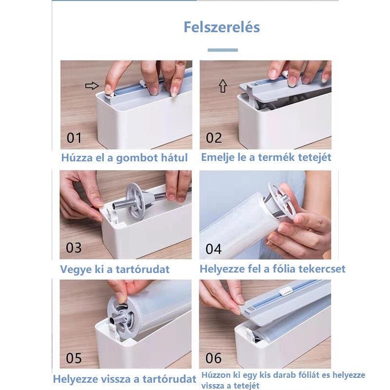 Blux Konyhai Fólia Vágó és Adagoló – Frissentartó Fólia és Alufólia Vágásához - BShopyEM0611_7
