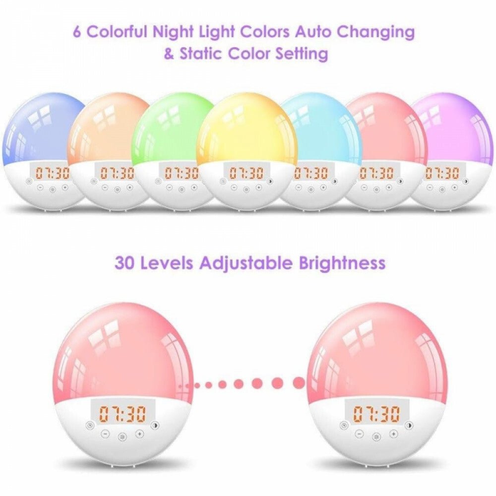 Bshop Ébresztőfény LED Ébresztőóra - Szimulált Napfelkelte, Álomébresztés - BShopyX0016ZATYN_2