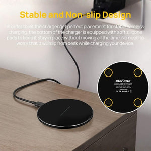 Bshopy LTD‑006 Vezeték nélküli 15 W Gyors Töltőpad – Qi Kompatibilis Telefonokhoz - BShopy