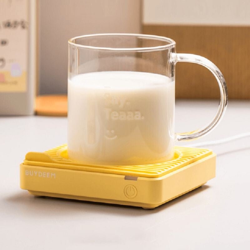 Buydeem Elektromos Bögremelegítő 2 Hőfokkal - Szilikon, Automatikus Kikapcsolás - Sárga - BShopy6950386610260_7