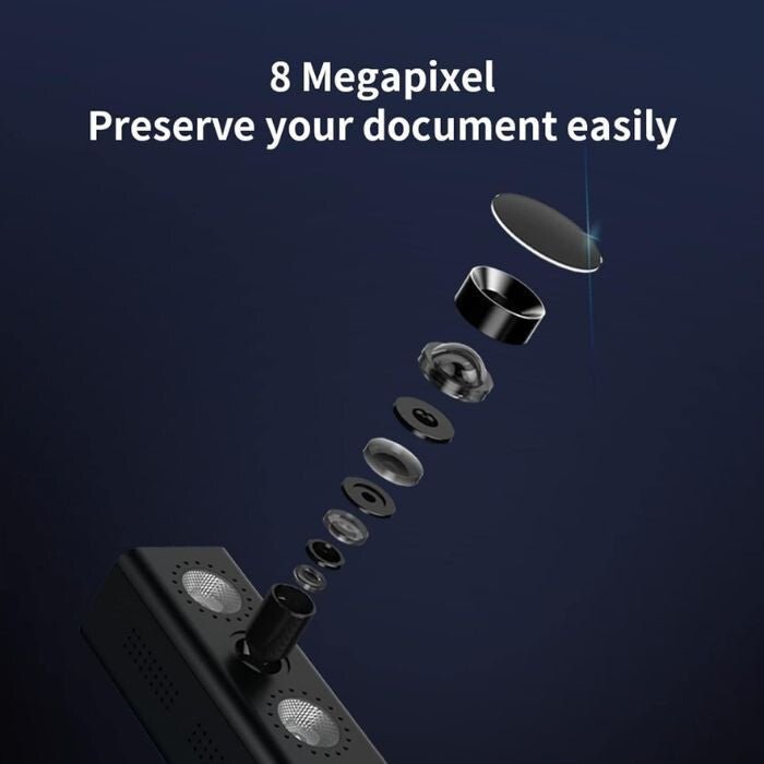 CZUR Shine 800 Pro A4 Dokumentumszkenner – USB Csatlakozóval, Gyors Szkennelés - BShopy6930299600473_5