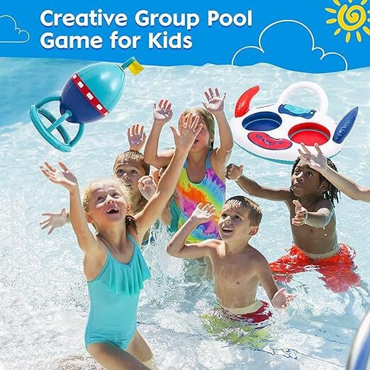 Felfújható UFO Medencejáték - Szórakoztató Nyári Élmény Gyerekeknek - BShopy10130004_5