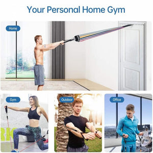 Fitbody 11 db - os Fitnesz Gumikötél Készlet – Színes - BShopy