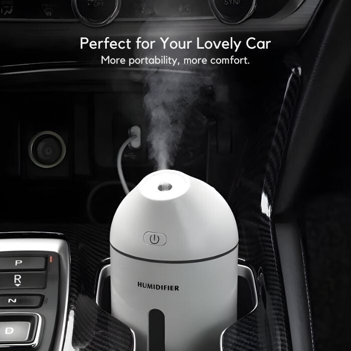 Homasy Hordozható Mini Párásító, 320 ml - es (Fehér) - BShopyX001BGRVQB_2