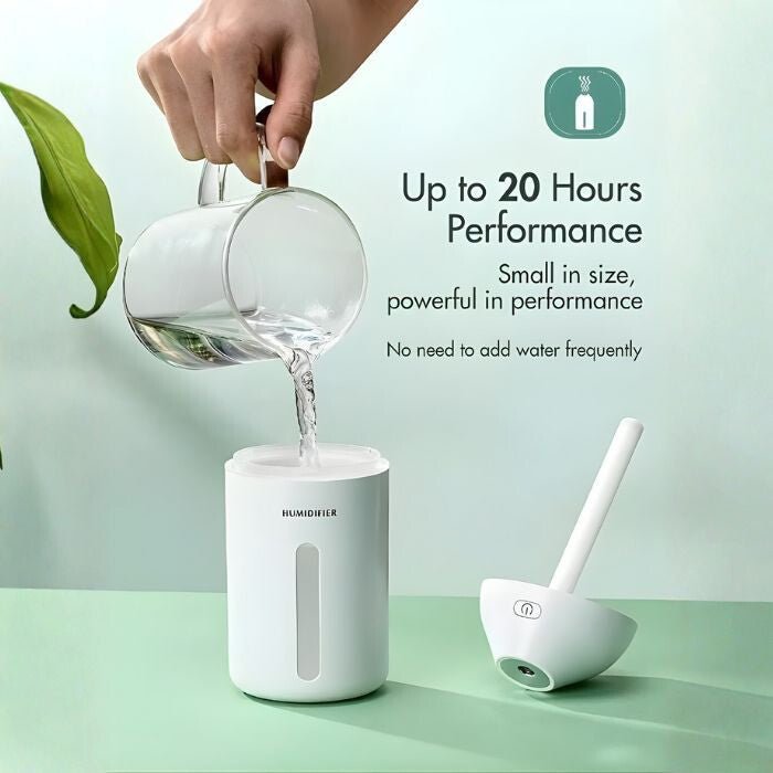 Homasy Hordozható Mini Párásító, 320 ml - es (Fehér) - BShopyX001BGRVQB_6