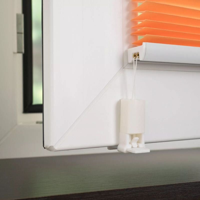 JalousieCrew Klemmfix Pliszé Roló 110 x 130 cm, Narancssárga - Fehér - BShopy6952540691375_1