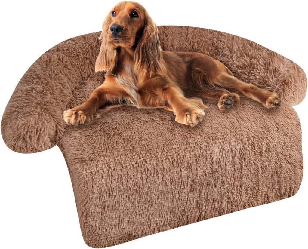 Jollywoods Kanapévédő Kutyaágy Kis - és Közepes Méretű Kutyáknak Barna L (110x110x15cm) - BShopy