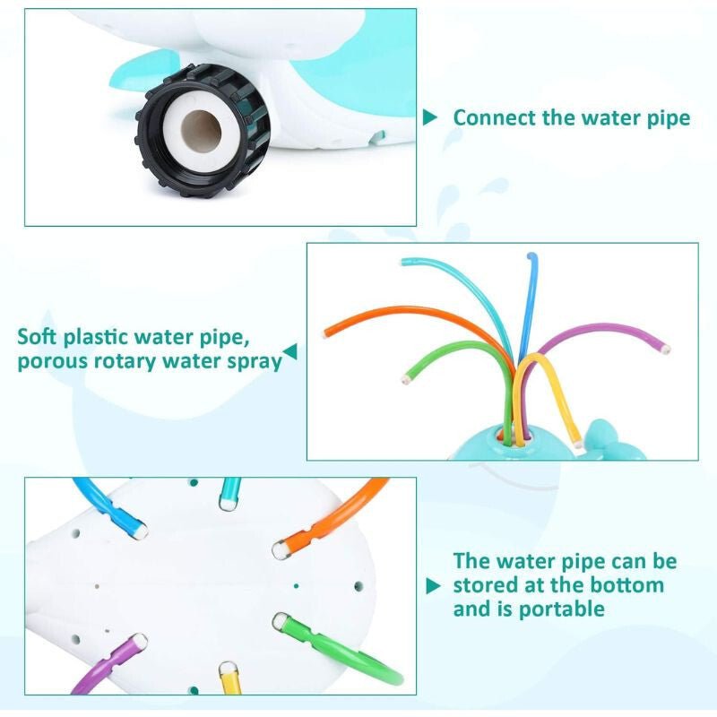 Kültéri Bálna Vízspriccelő Kertijáték Gyerekeknek, Vizes Játék - 3 éves Kortól - BShopyX0019YCKL1_4
