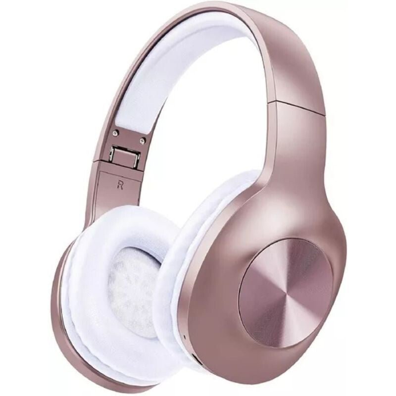 LETSCOM H10 Bluetooth Fejhallgató Over - Ear - Rose Gold, Vezeték Nélküli, 100 Órás Üzemidő - BShopy