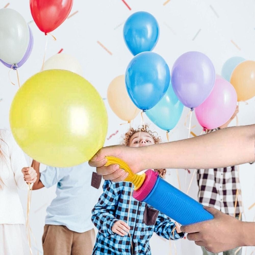 Linsition Kézi lufifújó pumpa - 2 Darabos Lufi Fújó Pumpa Készlet Dekoráláshoz és Bulikhoz - BShopy