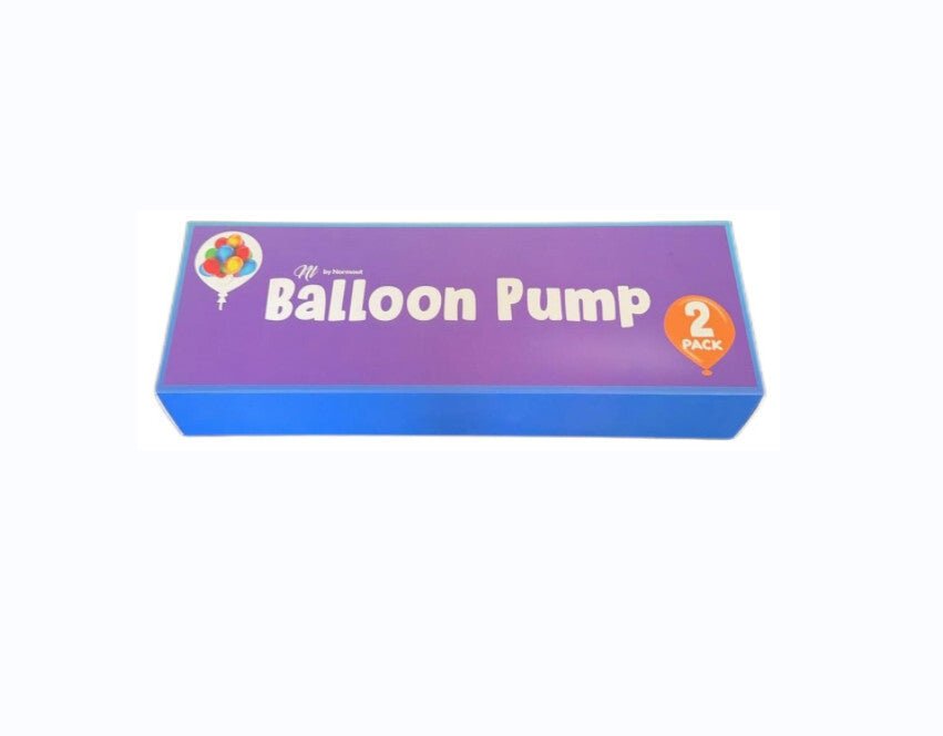 Linsition Kézi lufifújó pumpa - 2 Darabos Lufi Fújó Pumpa Készlet Dekoráláshoz és Bulikhoz - BShopy