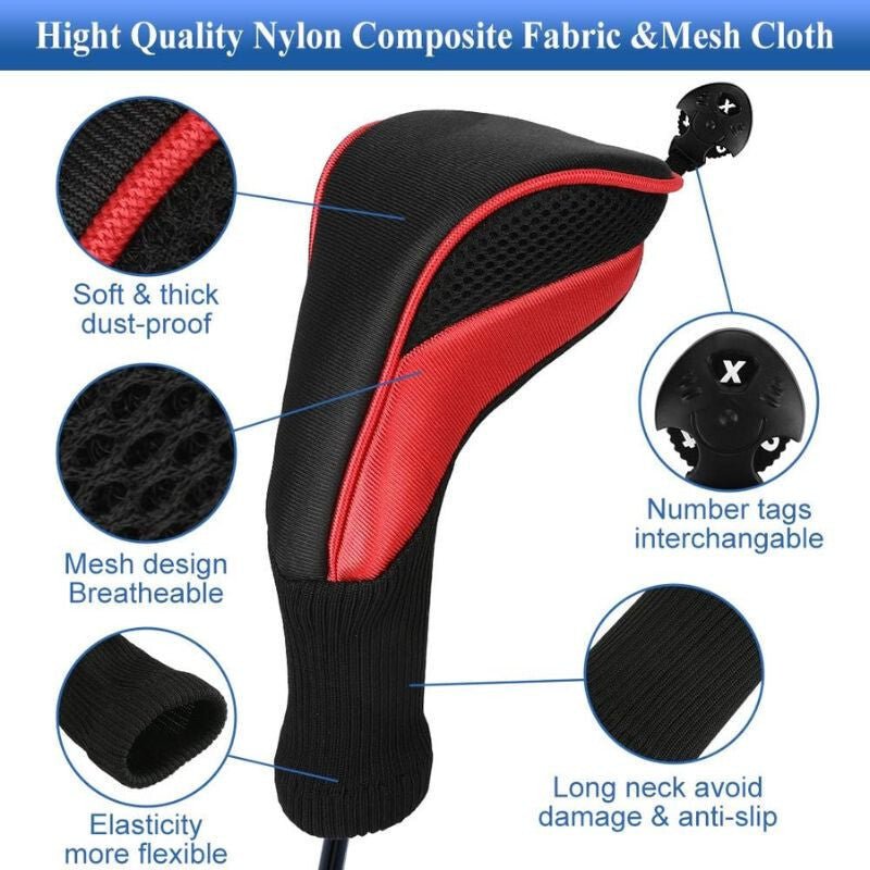 LZGOPE Golfütő Fejvédő Szett 3db (Piros) - BShopyB0CS5HCDJ3_5