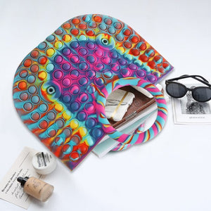 Milestar Pop Fidget Táskajáték – Fekete Stresszoldó Pop It - BShopy