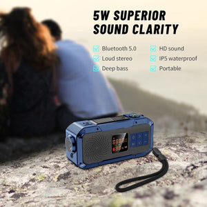 Multifunkční rádio - Bluetooth, powerbanka a nouzová svítilna - BShopy