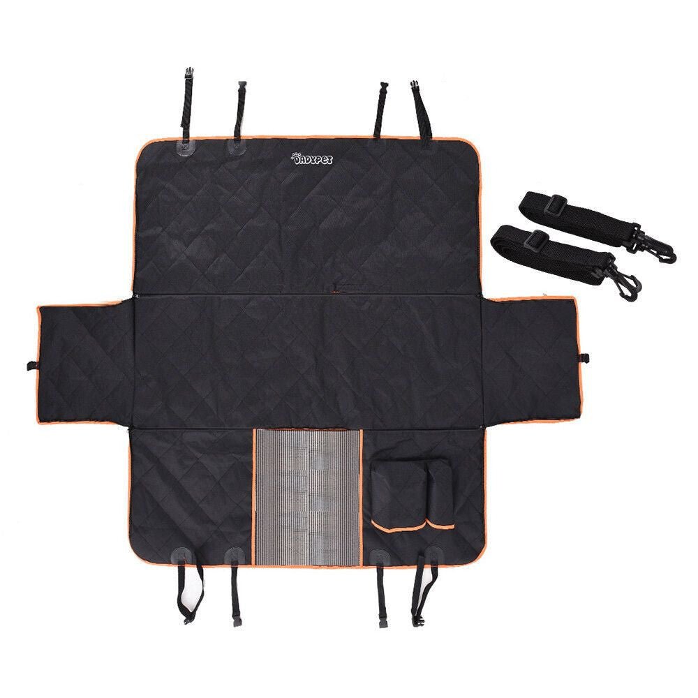 Nagy Teherbírású Hátsóülés Védőhuzat Vízálló és Karcálló, Fekete 137 x 147 cm - BShopy