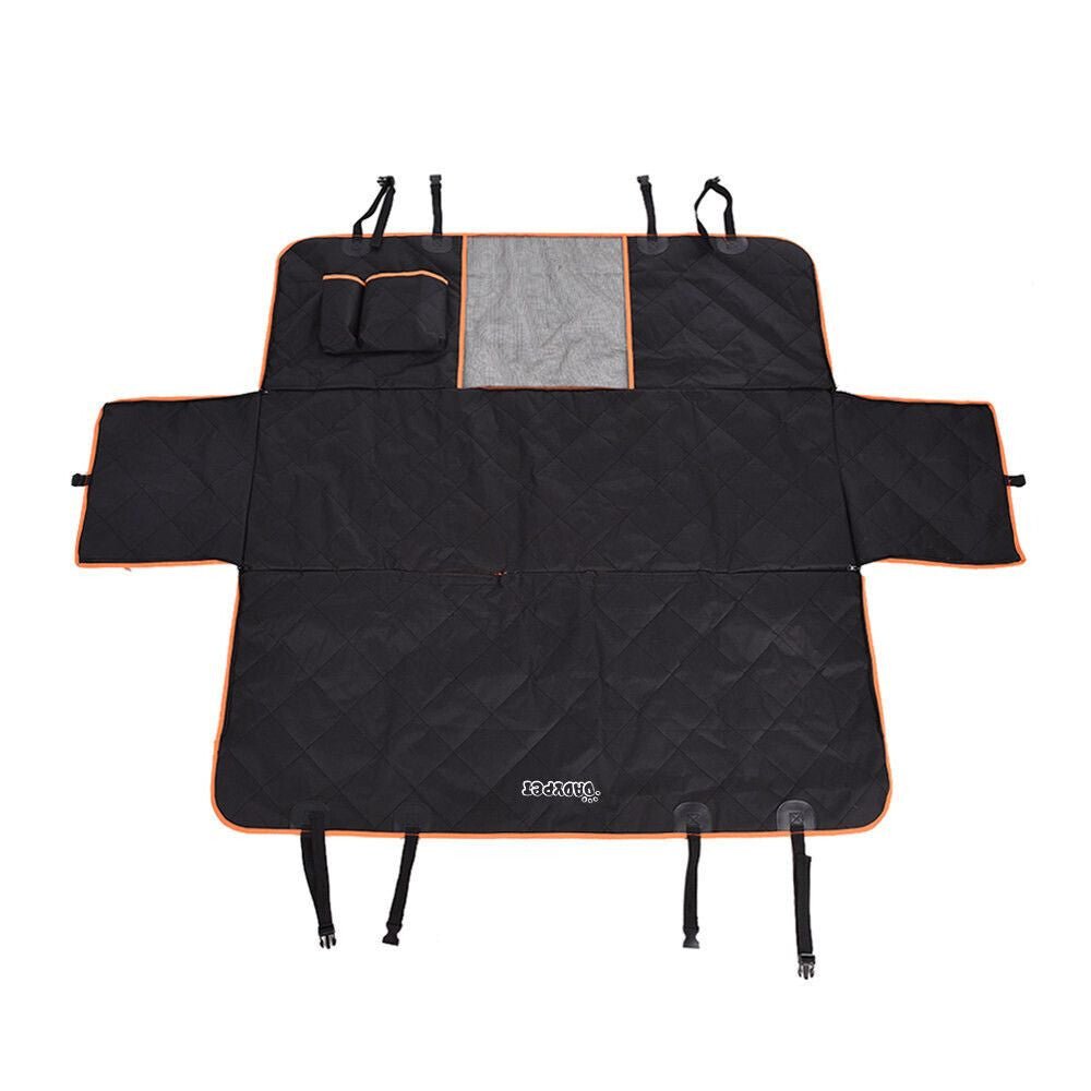 Nagy Teherbírású Hátsóülés Védőhuzat Vízálló és Karcálló, Fekete 137 x 147 cm - BShopy