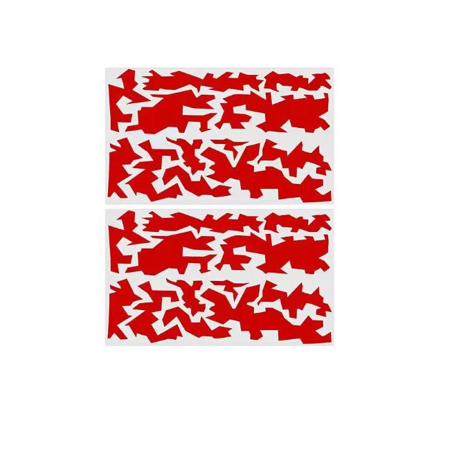 Oldalsó Vízálló Vinyl Autómatrica 196x58cm (Piros) - BShopy