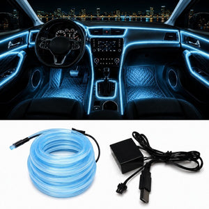 OneLED LED pásek do auta, zkracovatelné LED světlo, napájení přes USB 2m - BShopy