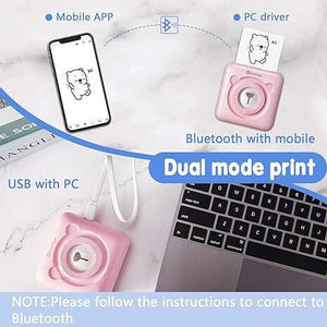PeriPage Mini Hordozható A6 Fotónyomtató (Türkizkék) - BShopy