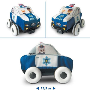 Puha Anyagú Távirányítós Autós Játék Babáknak Játékszőnyeggel (Rendőrautó) - BShopy