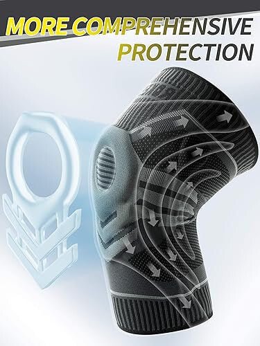 Rokesa Térdrögzítő – S méret, Szürke - BShopyB09GS9VW5Y_3