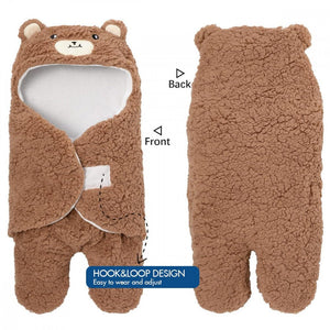 Soarwg Kids Babapólya 0 - 6 Hónapos Babáknak - Barna és Fehér, Puha, Meleg Pólya Újszülötteknek - BShopy