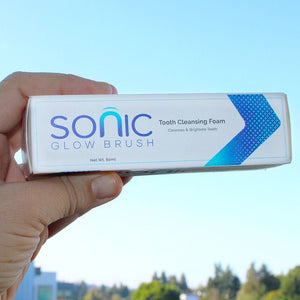 SonicGlow Fogfehérítő Hab – Fluoridmentes, Érzékeny Fogakra - BShopy