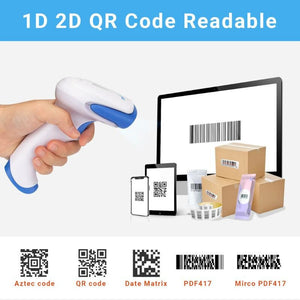 Tera HW0002 2D vezeték nélküli vonalkódolvasó – Bluetooth, 2.4G és USB csatlakozással - BShopy