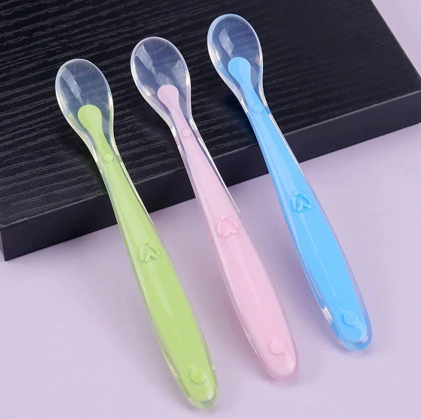 TheToddly Szilikon Etetőkanál Szett Csecsemőknek - 4 db, Narancssárga, Kék, Rózsaszín, Zöld - BShopy4 db etetőkanálbaba etetőkanálBPA mentes kanálX0017833Z1_9