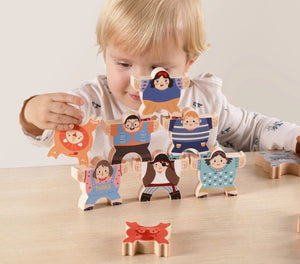 Tumama Egyensúlyozó Műanyag Torony Játék, Stacking Blocks - BShopy
