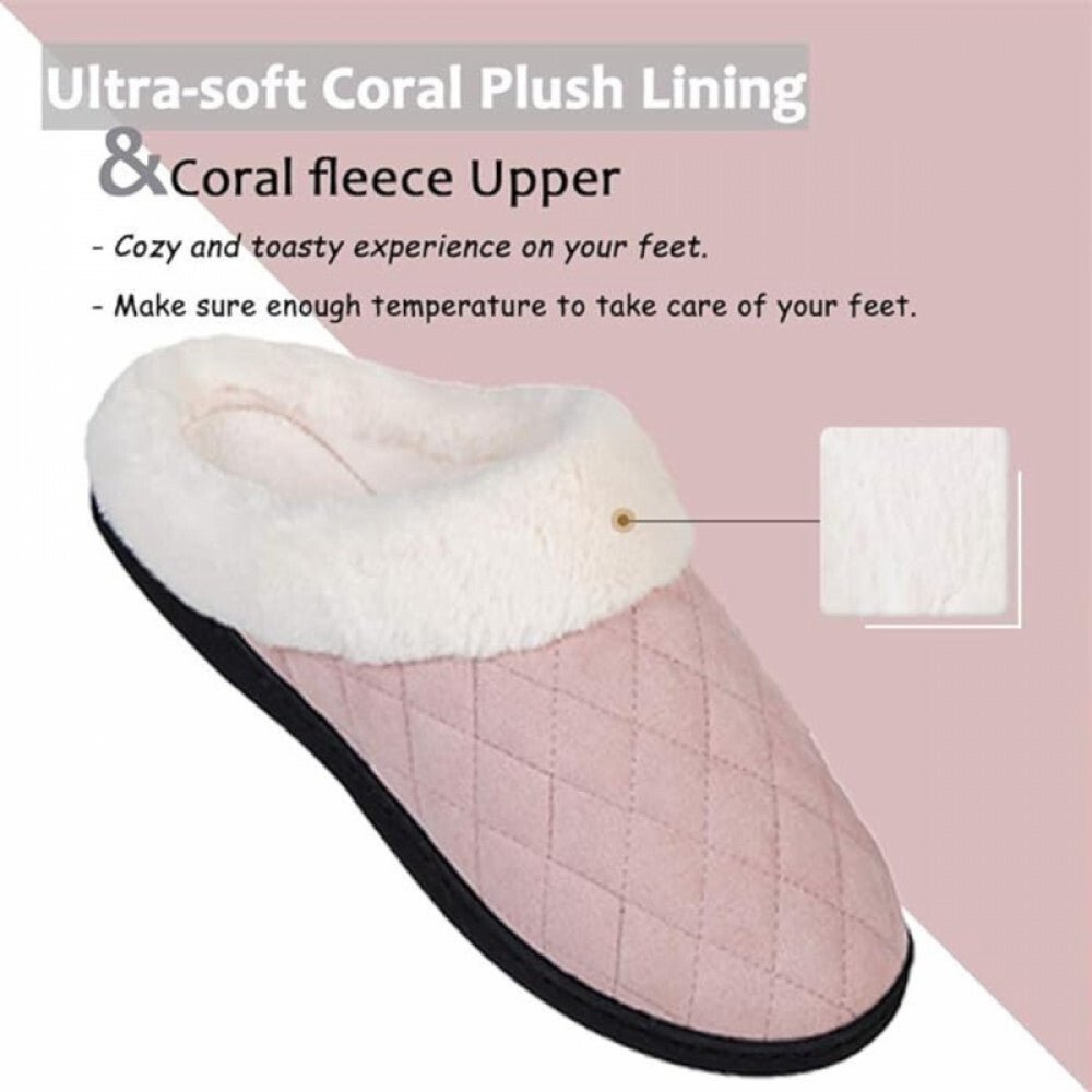 ULTRAIDEAS Memóriahabos Téli Mamusz – Rózsaszín, 36–37 - es Méret, Meleg Benti Papucs - BShopy36 - 37 méretkényelmes mamuszmemóriahabos mamuszX0012ZMXYL_4