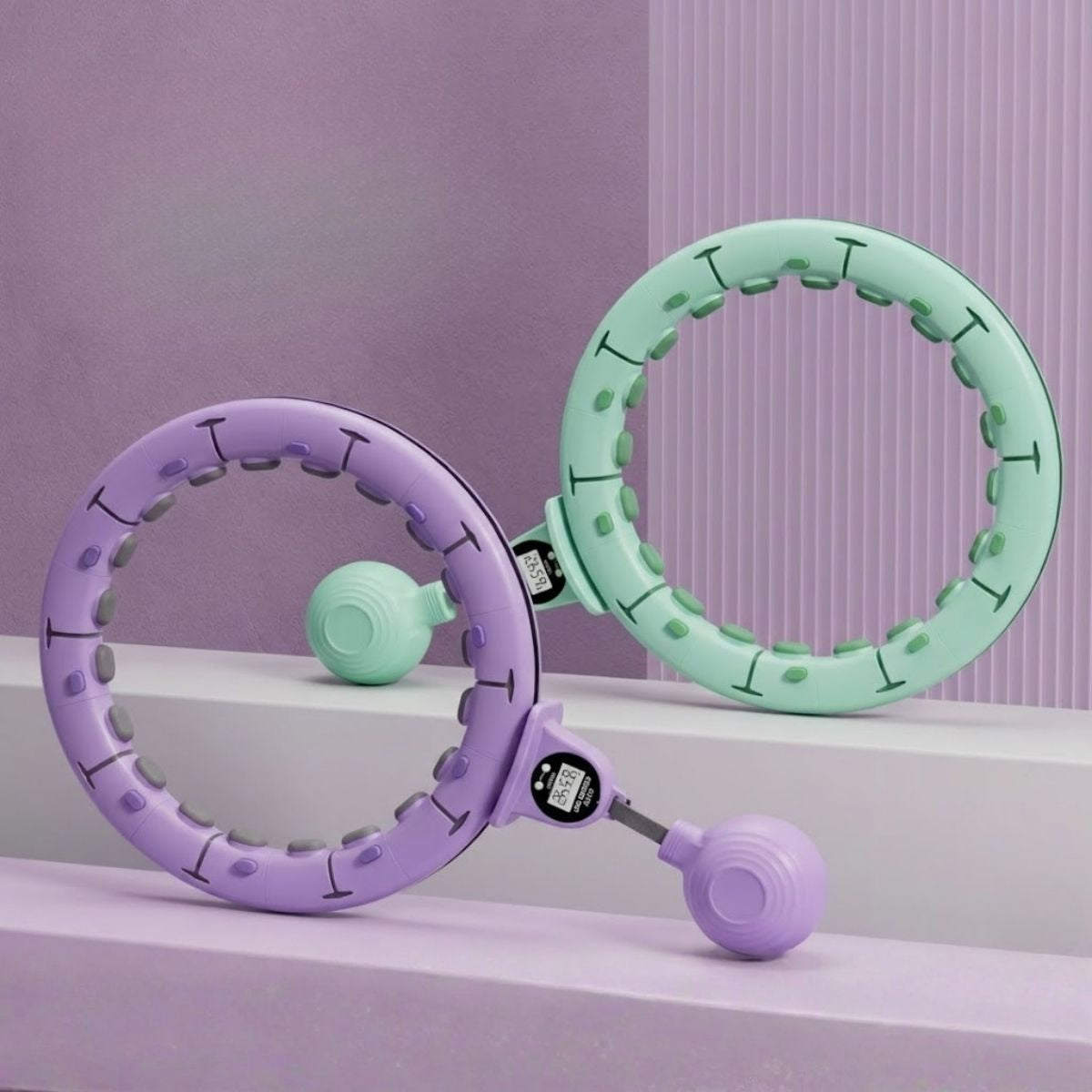 Blux Fitness obruč na formování postavy – gravitační, závaží, nastavitelná velikost, max. 110 cm