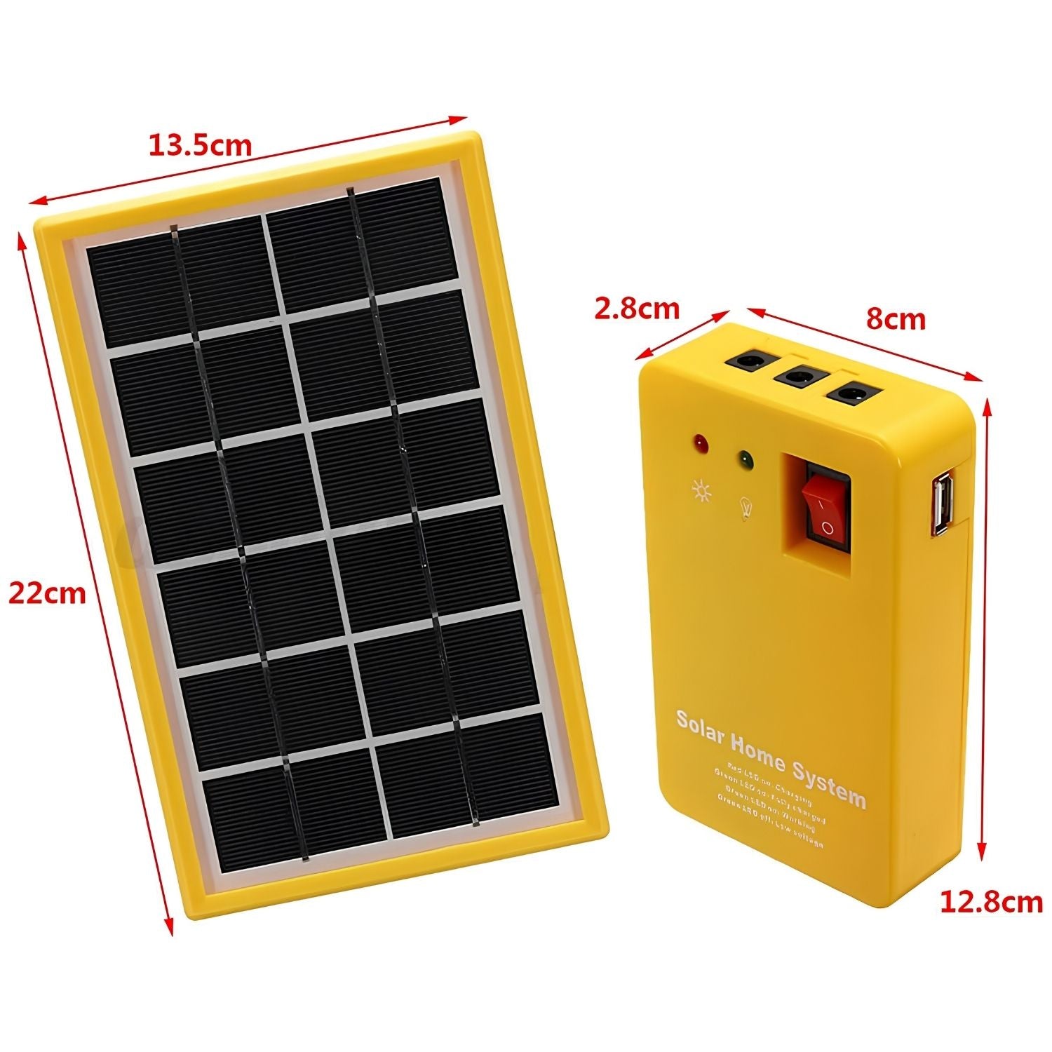 Solární nabíječka 7V 3W s řídicím kabelem – přenosný mini solární panel