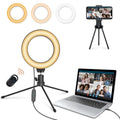 Jeemak PC50 kruhové světlo s držákem - LED selfie lampa s držákem na telefon