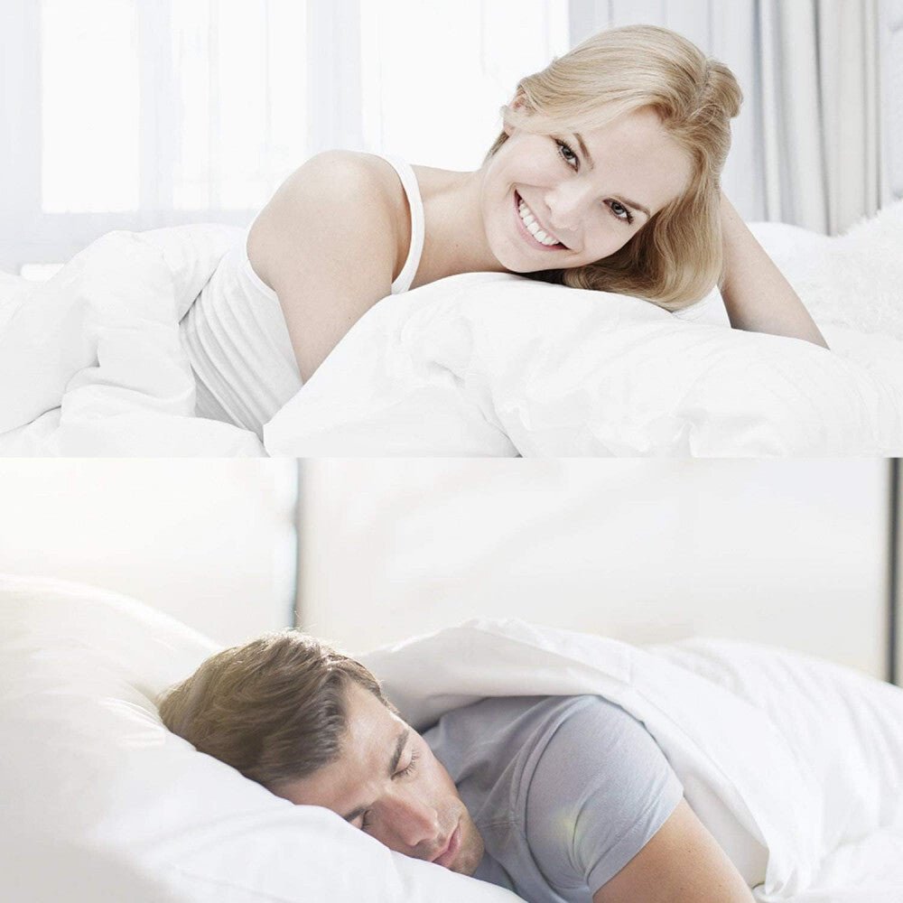 ADORIC Mikroszálas Párnahuzat 40×80 cm 2 db – Fehér - BShopy