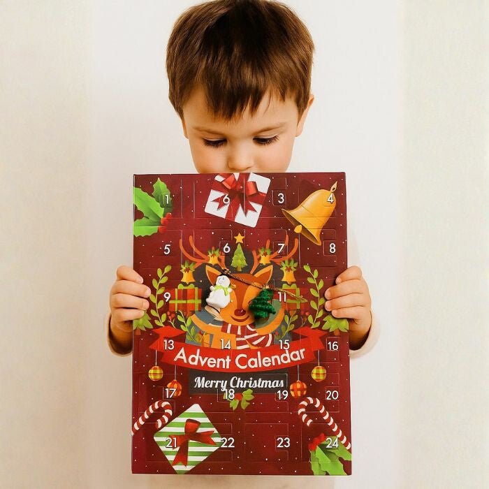 Adventi Kalendárium 25x15 cm - Karácsonyi Dekoráció és Ajándék - BShopy