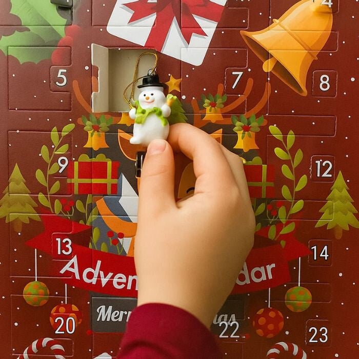 Adventi Kalendárium 25x15 cm - Karácsonyi Dekoráció és Ajándék - BShopy