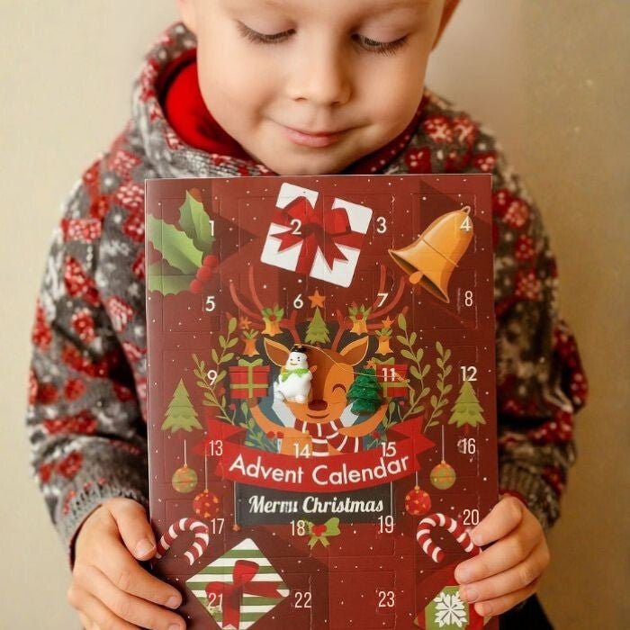 Adventi Kalendárium 25x15 cm - Karácsonyi Dekoráció és Ajándék - BShopy