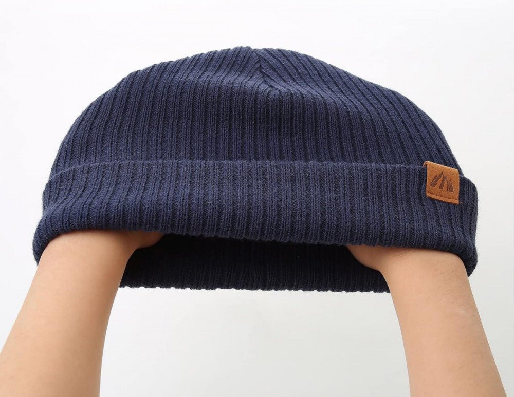 AHAHA Kisgyermek Sapka és Körsál Szett - M Méret, Sötétkék Szín - BShopy