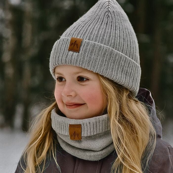 AHAHA Kisgyermek Sapka és Sál Szett - S Méret, Szürke Szín - BShopydivatos gyerek sapkadivatos gyerek sálgyerek kiegészítőX001FWCHJR_1