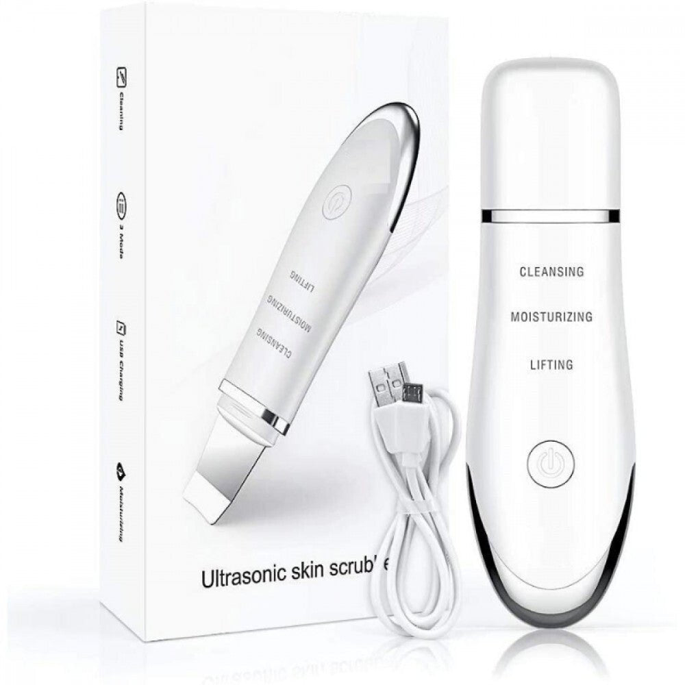 AmazeFan Ultrahangos Arctisztító Készülék - Mélytisztító Bőrápoló Spatula (Fehér) - BShopyarctisztító géparctisztító készülékbeauty eszköz6035 - CPJ - 100 - WHITE_3