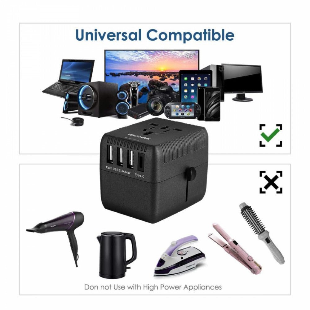 Amoner Hálózati Adapter 3 USB+C - BShopy