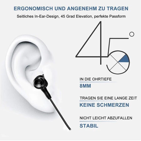 Amoner ME - 19 Vezetékes Fülhallgató Mikrofonnal - 3,5 mm Jack, Fekete - BShopy